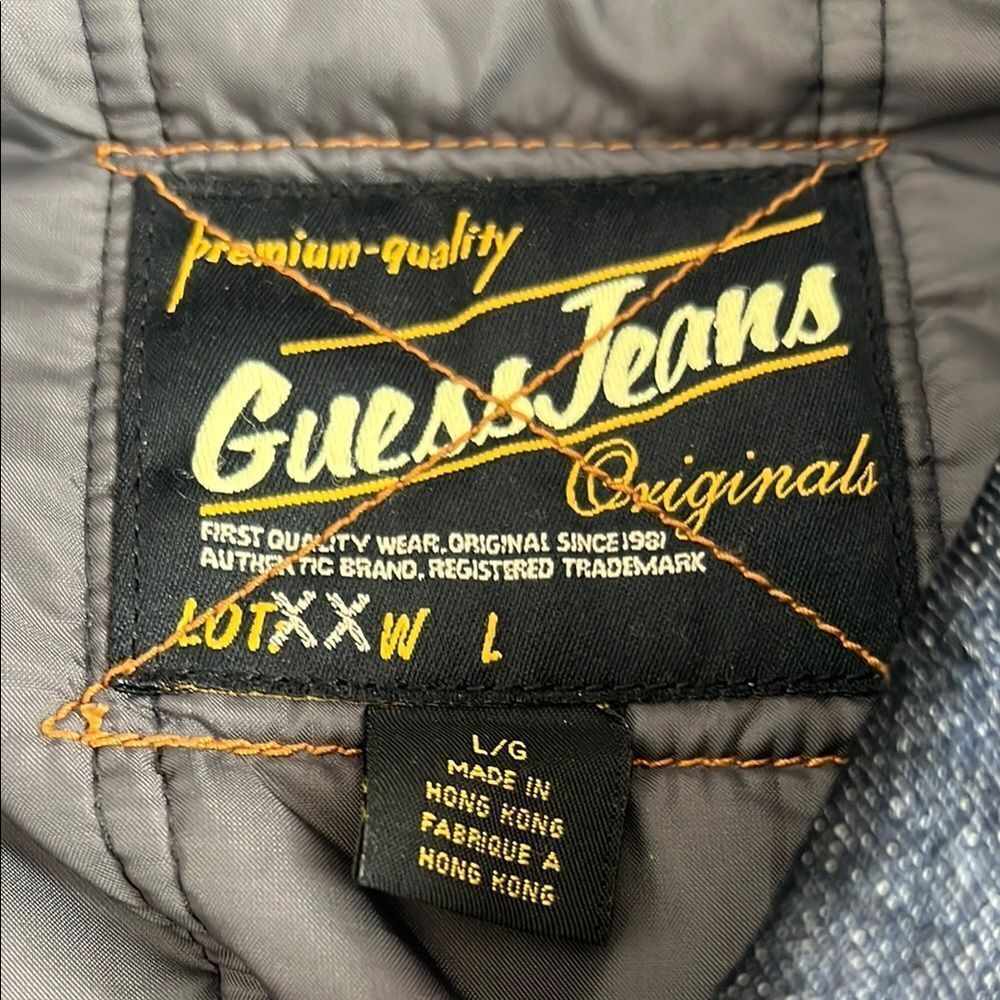 Men's Guess Navy Jacket - Picture 12 of 13